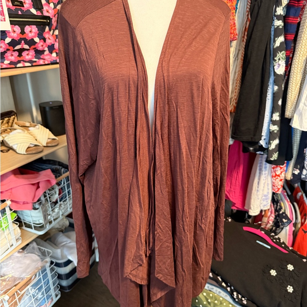 Torrid Rust Open Front Cardigan